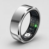 Qevyro smart ring, silver finish