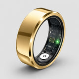 Qevyro smart ring, gold finish